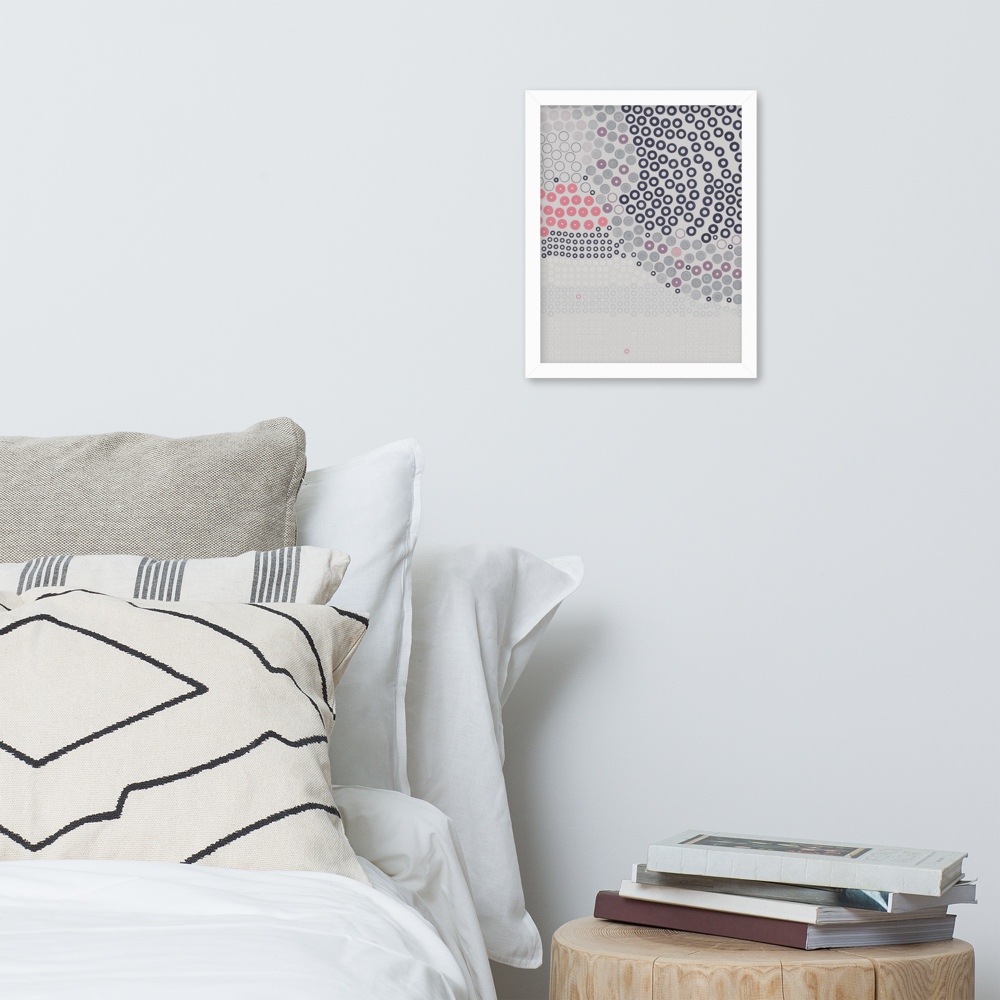 Waves Come Crashing - Framed poster - mudfm