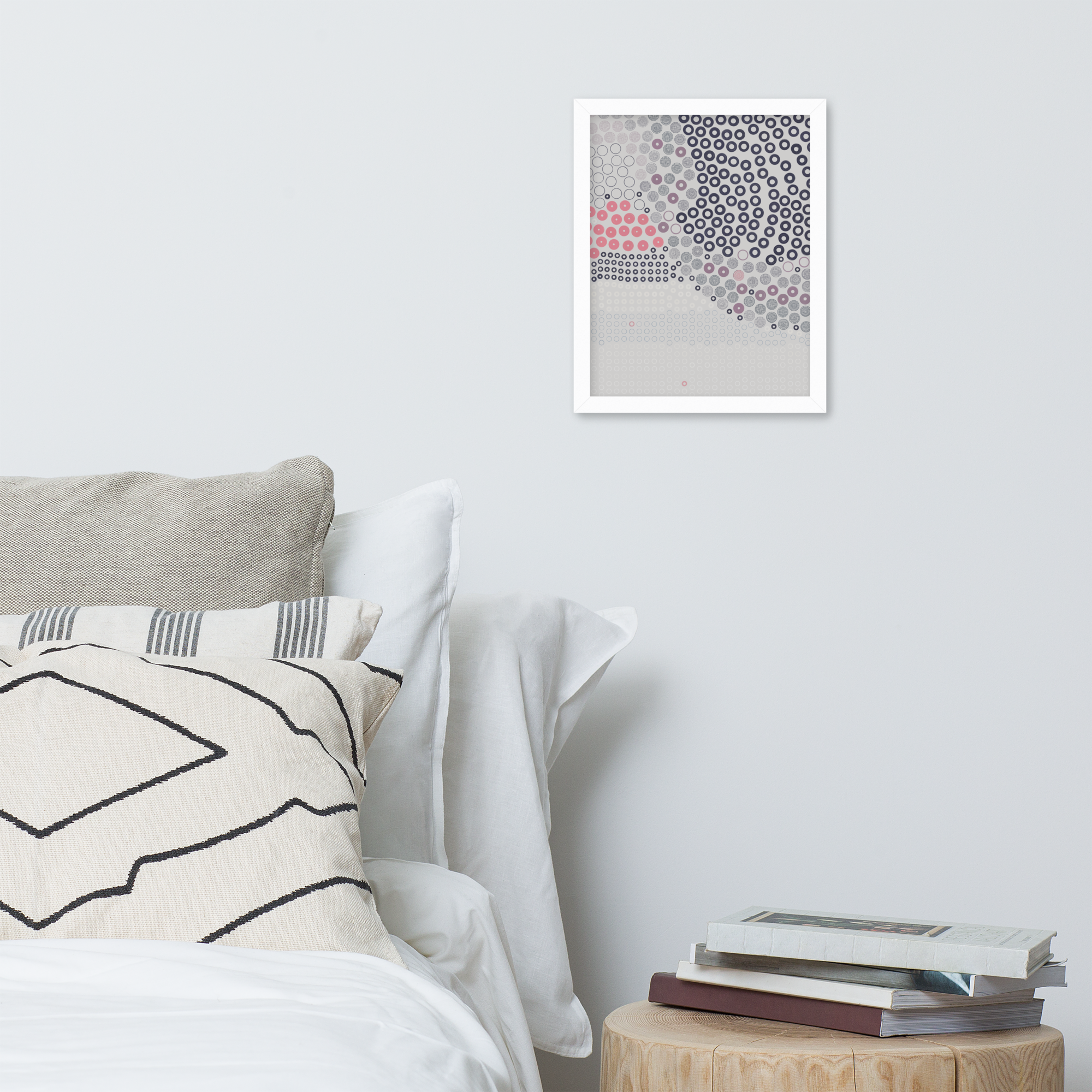Waves Come Crashing - Framed poster - mudfm