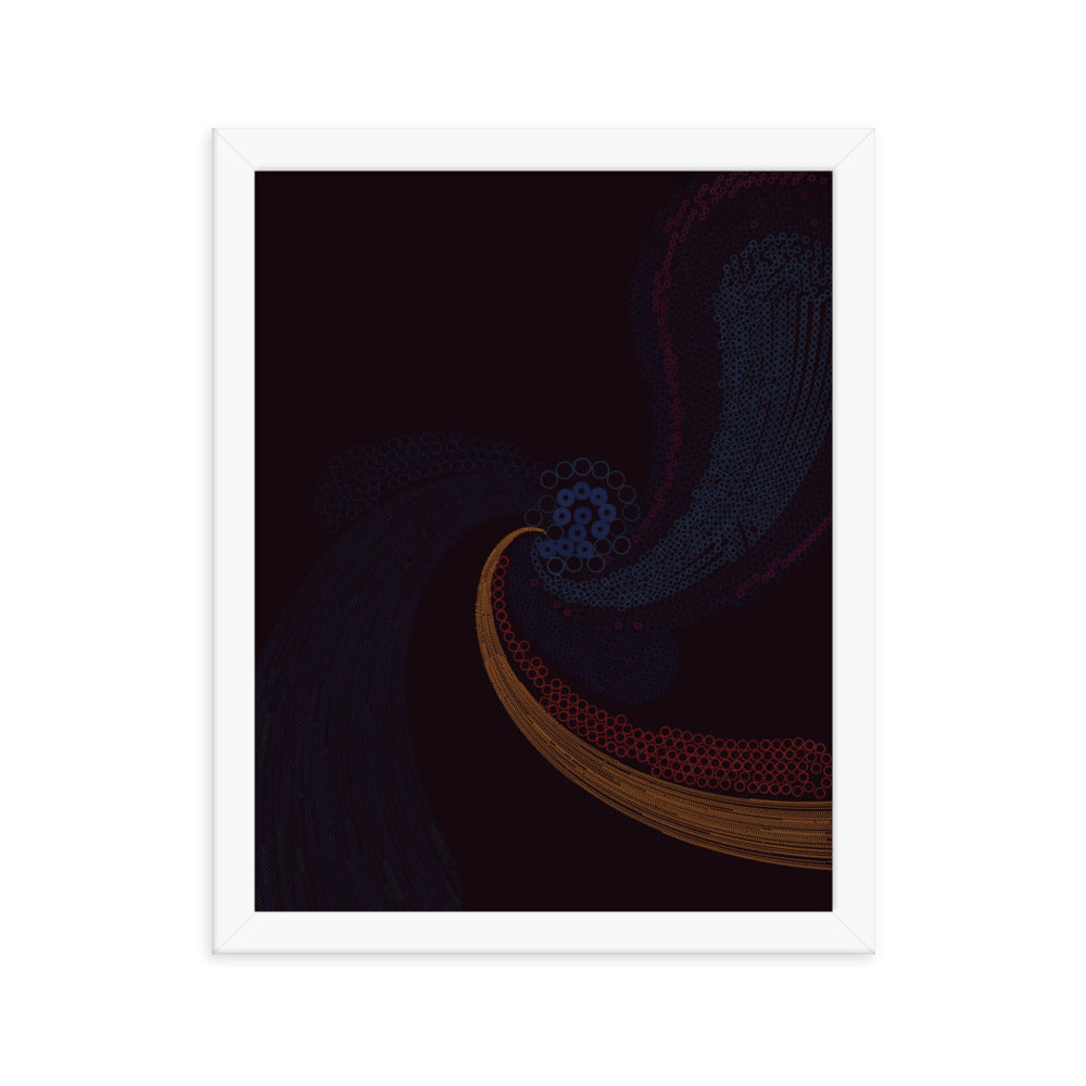 Come With - Framed poster - mudfm
