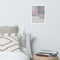 Waves Come Crashing - Framed poster - mudfm