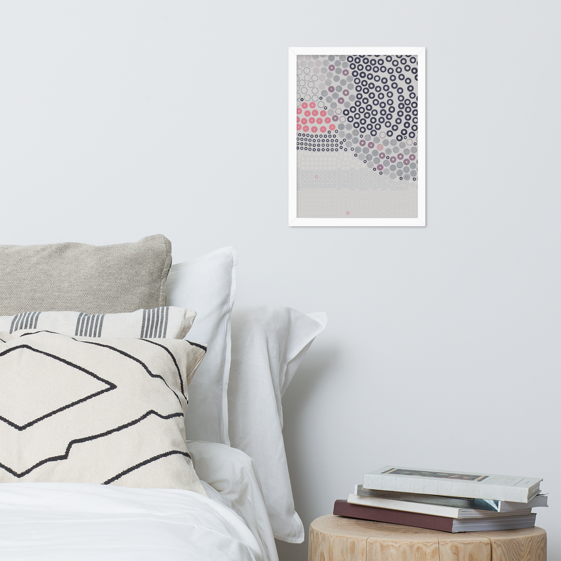 Waves Come Crashing - Framed poster - mudfm