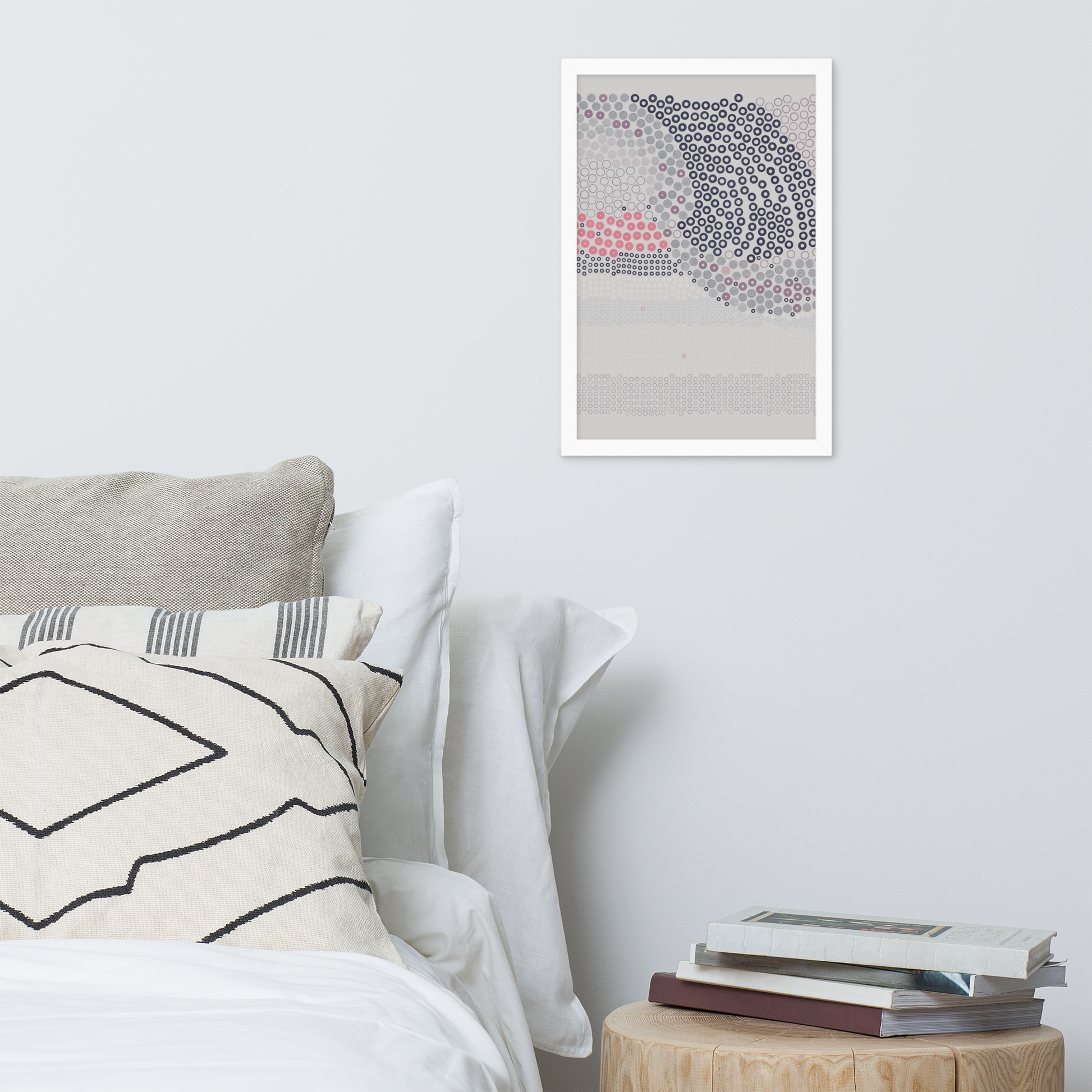 Waves Come Crashing - Framed poster - mudfm