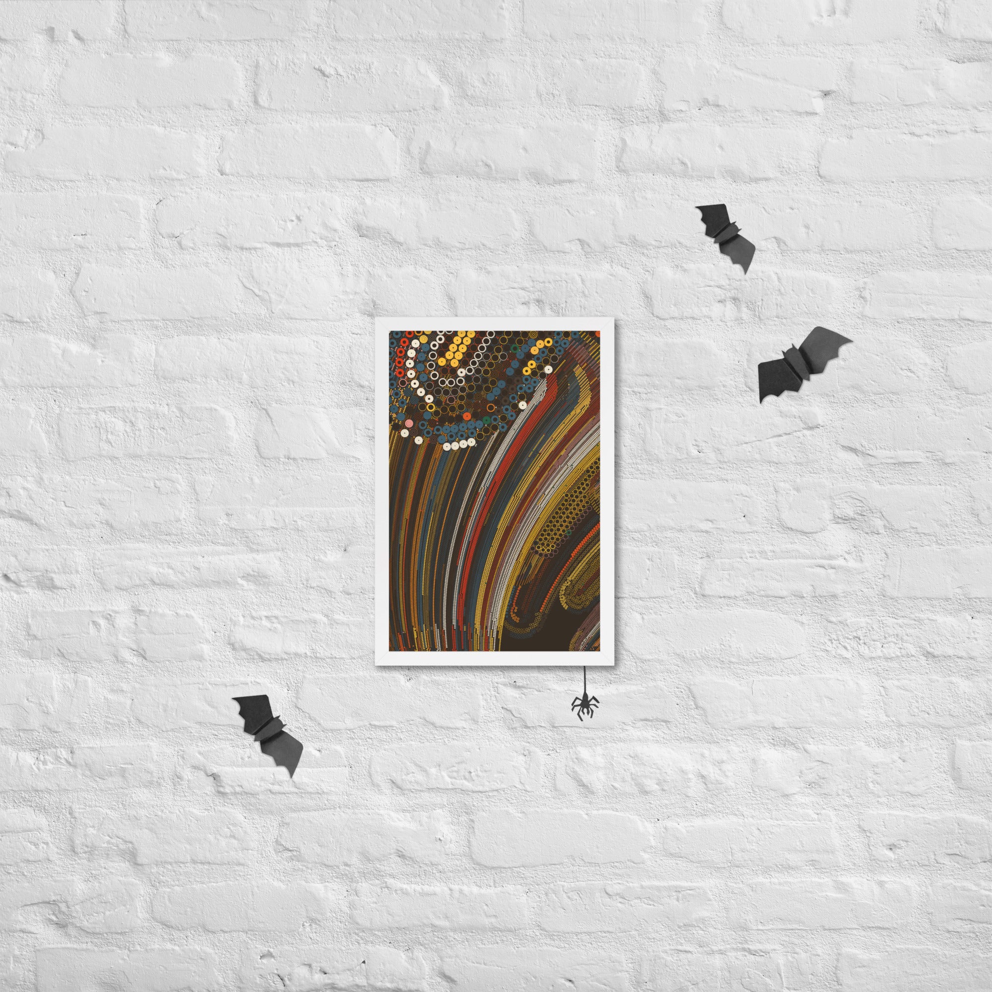 Upward - Framed poster - mudfm