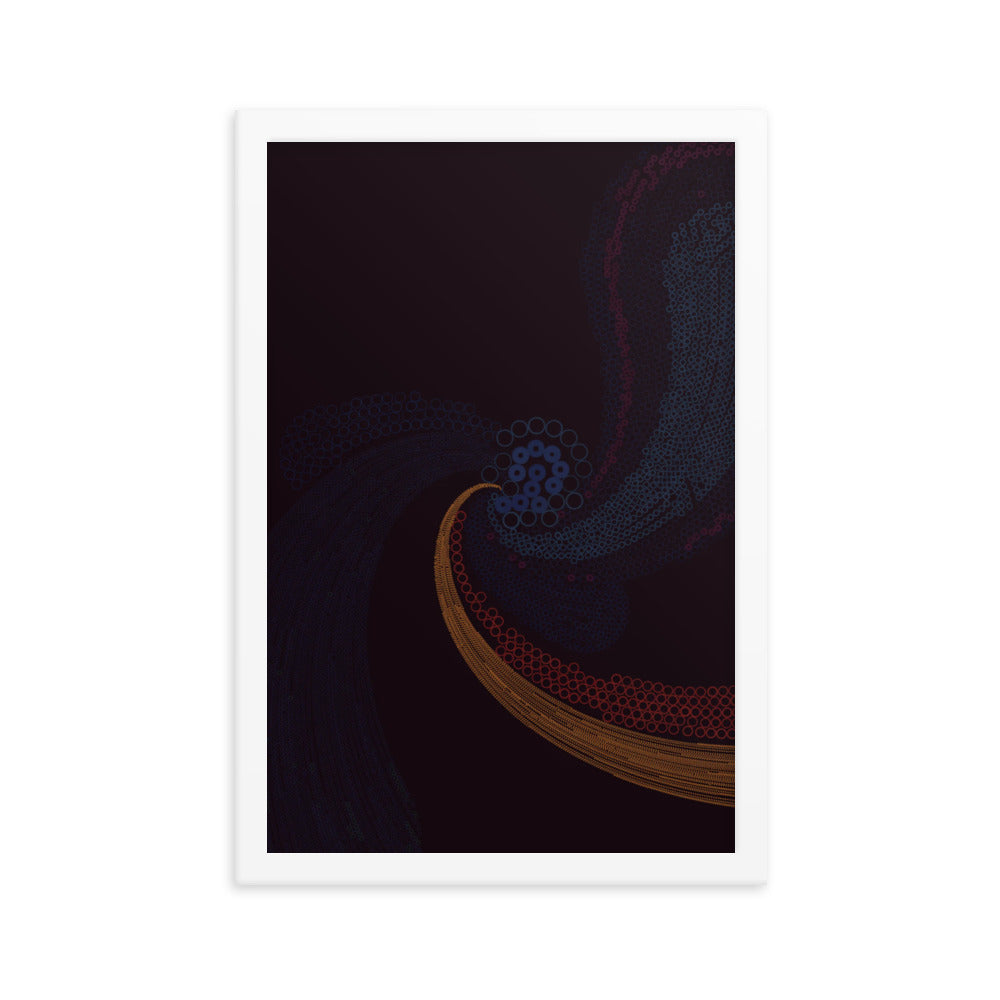 Come With - Framed poster - mudfm