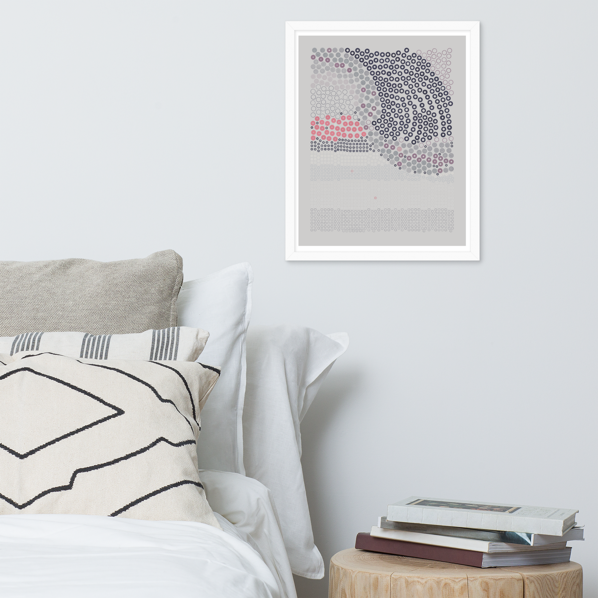Waves Come Crashing - Framed poster - mudfm