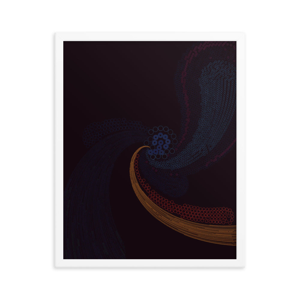 Come With - Framed poster - mudfm