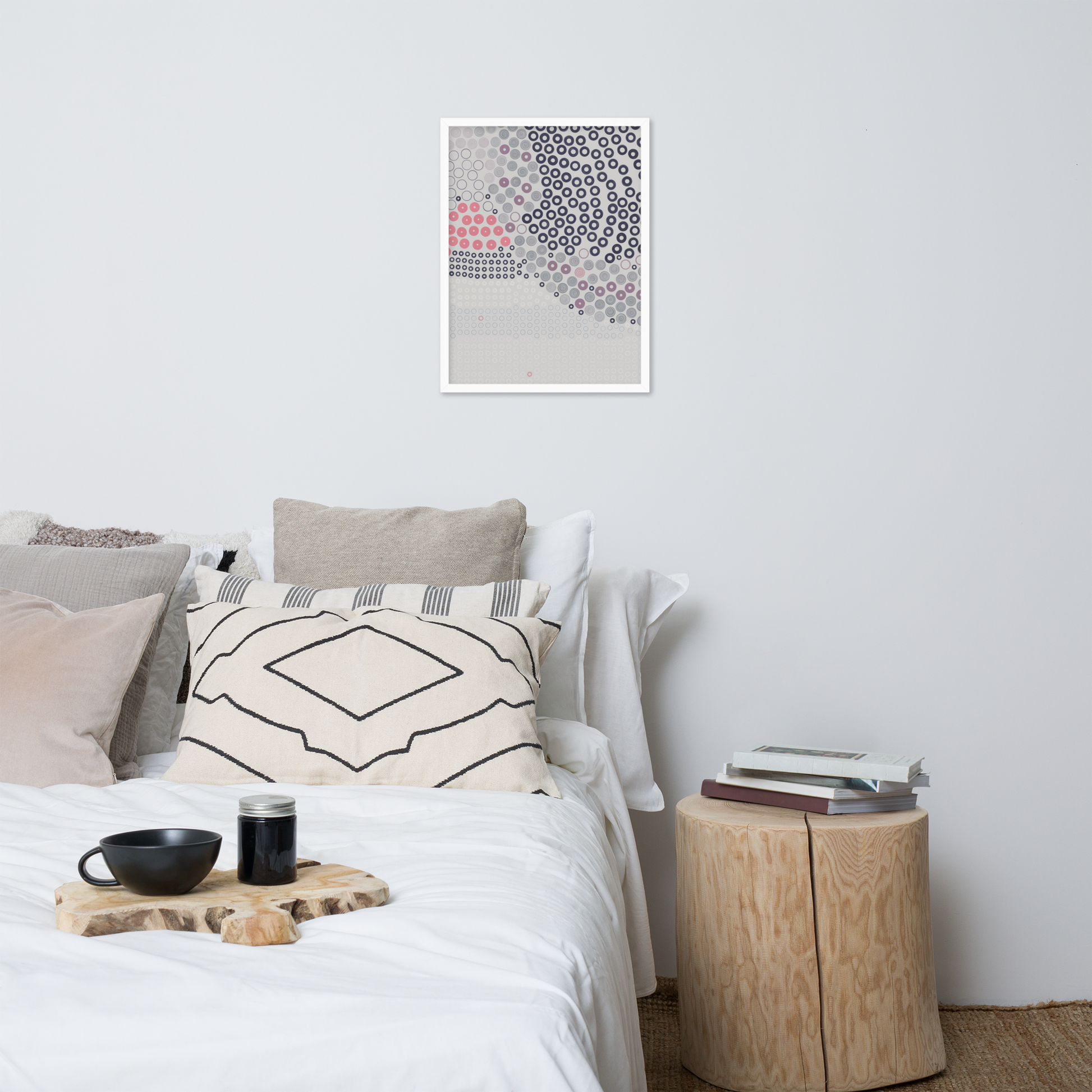 Waves Come Crashing - Framed poster - mudfm