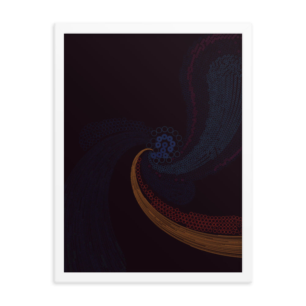Come With - Framed poster - mudfm