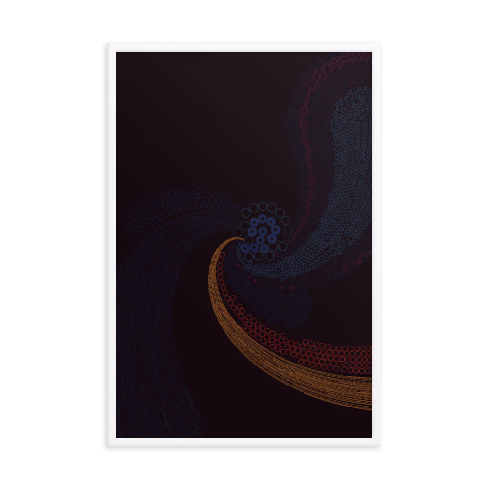Come With - Framed poster - mudfm