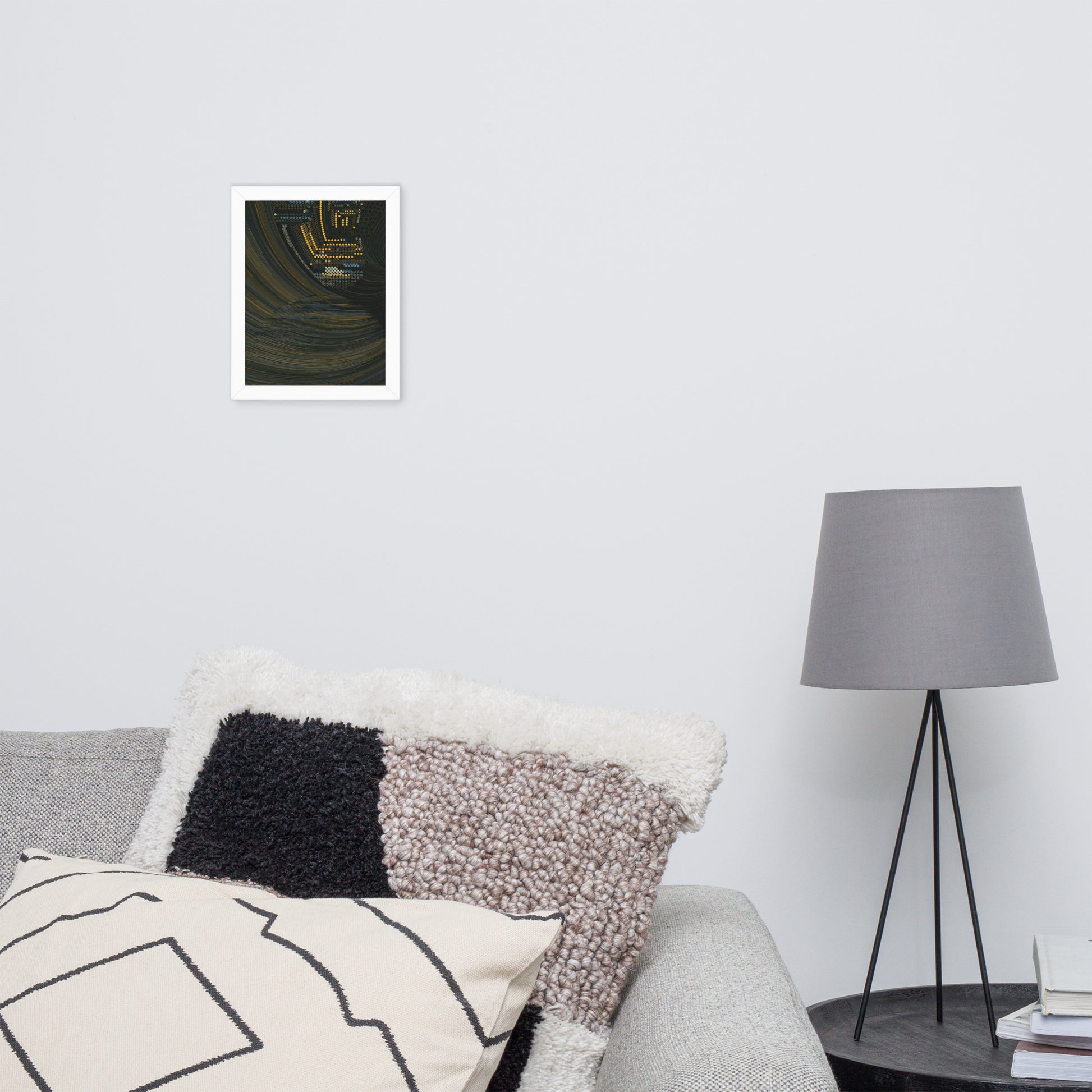 Coded at Sea - Framed poster - mudfm
