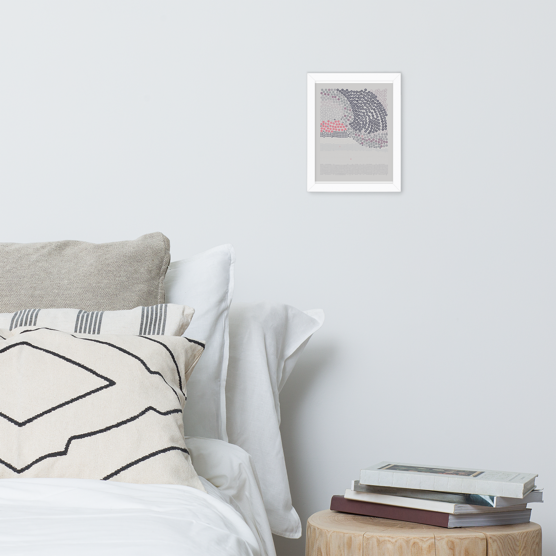Waves Come Crashing - Framed poster - mudfm