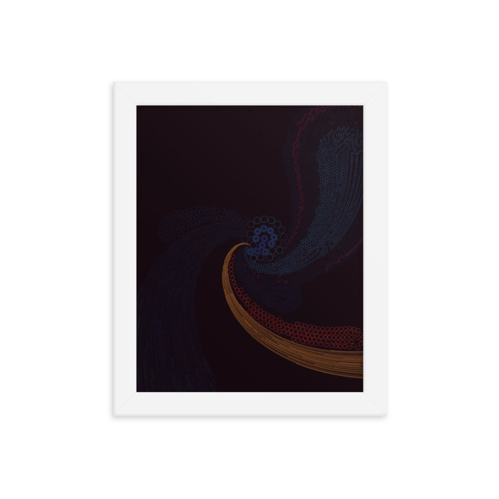 Come With - Framed poster - mudfm