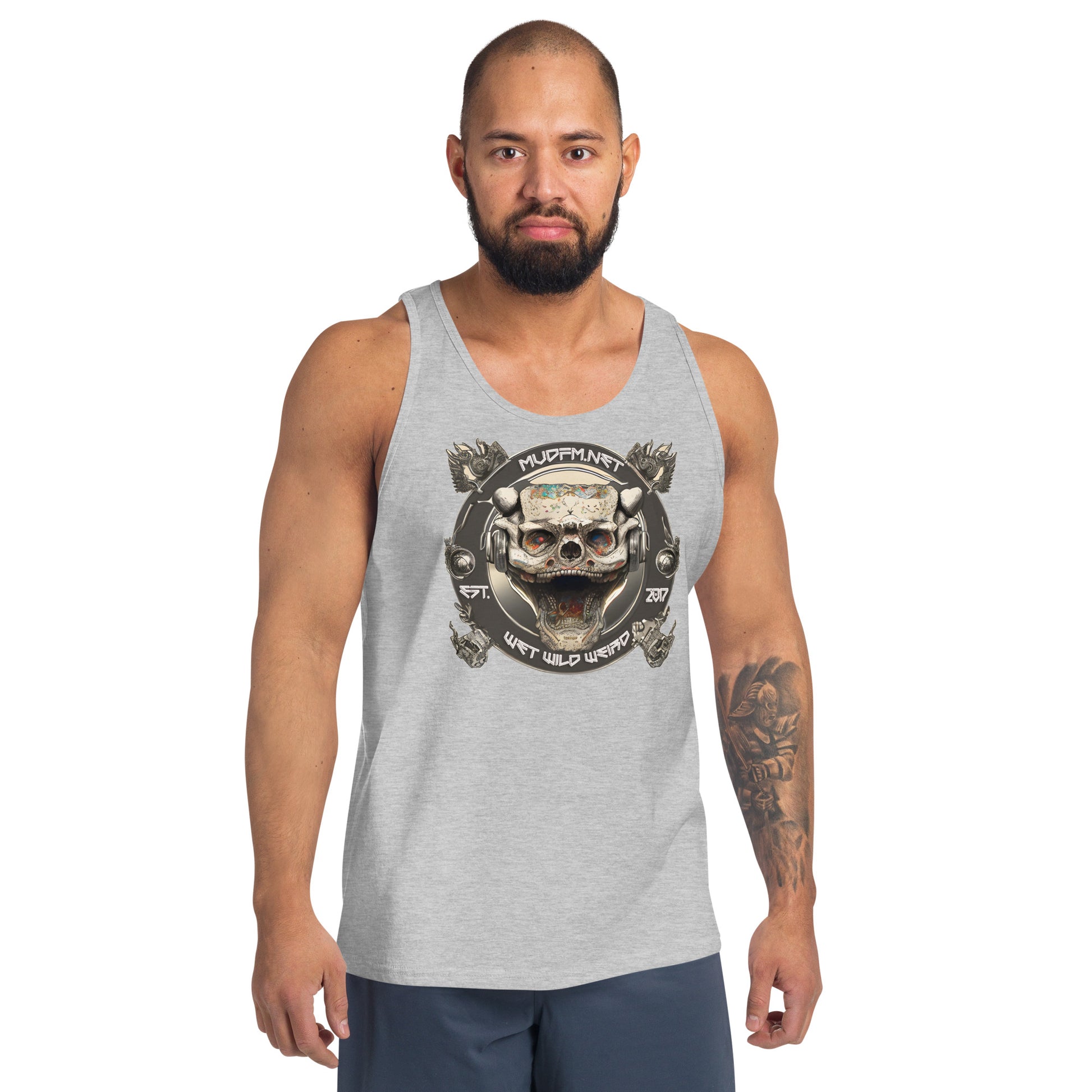 MUD Skull - Unisex Tank Top - mudfm