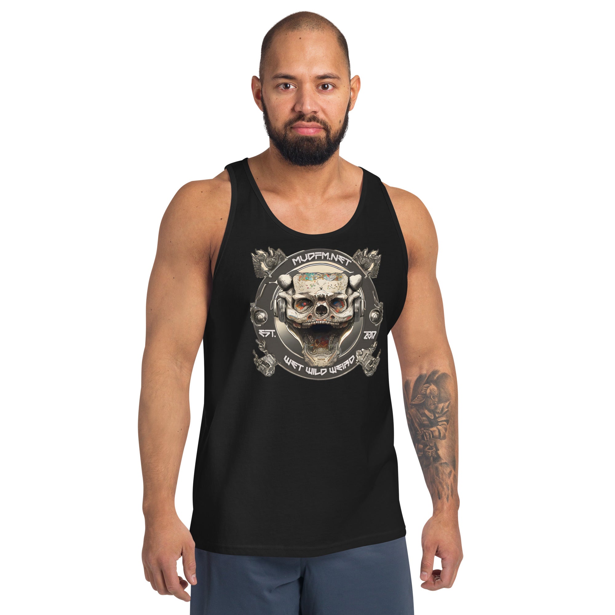 MUD Skull - Unisex Tank Top - mudfm