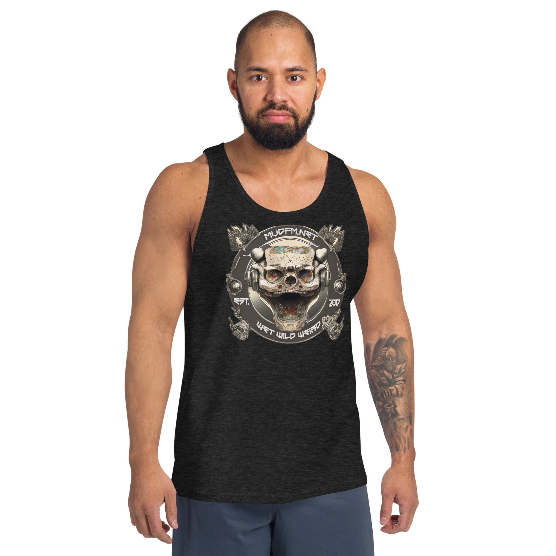 MUD Skull - Unisex Tank Top - mudfm