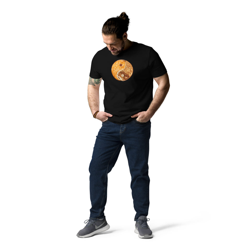 Grilled Cheese Yin Yang - Unisex organic cotton t-shirt - mudfm