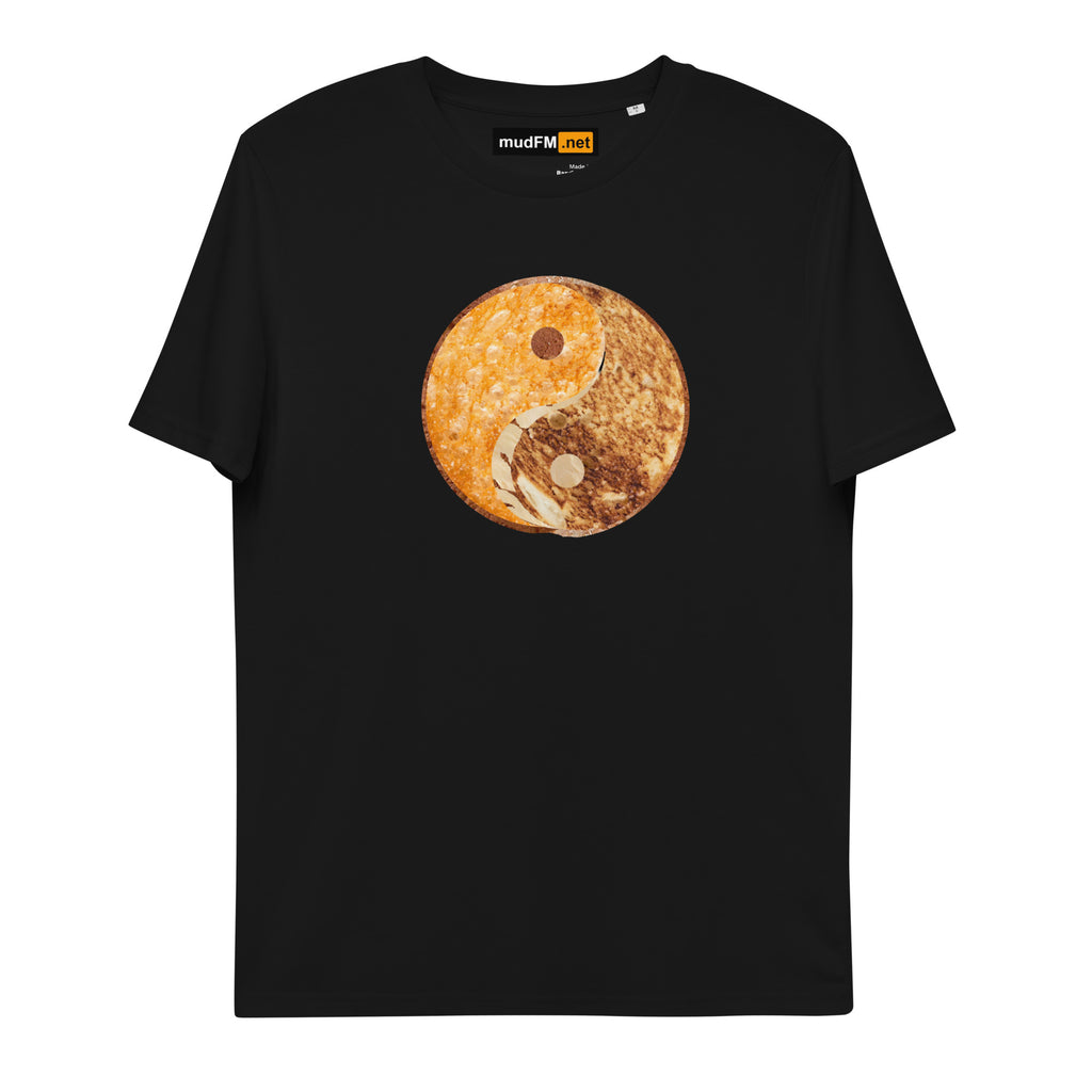 Grilled Cheese Yin Yang - Unisex organic cotton t-shirt - mudfm