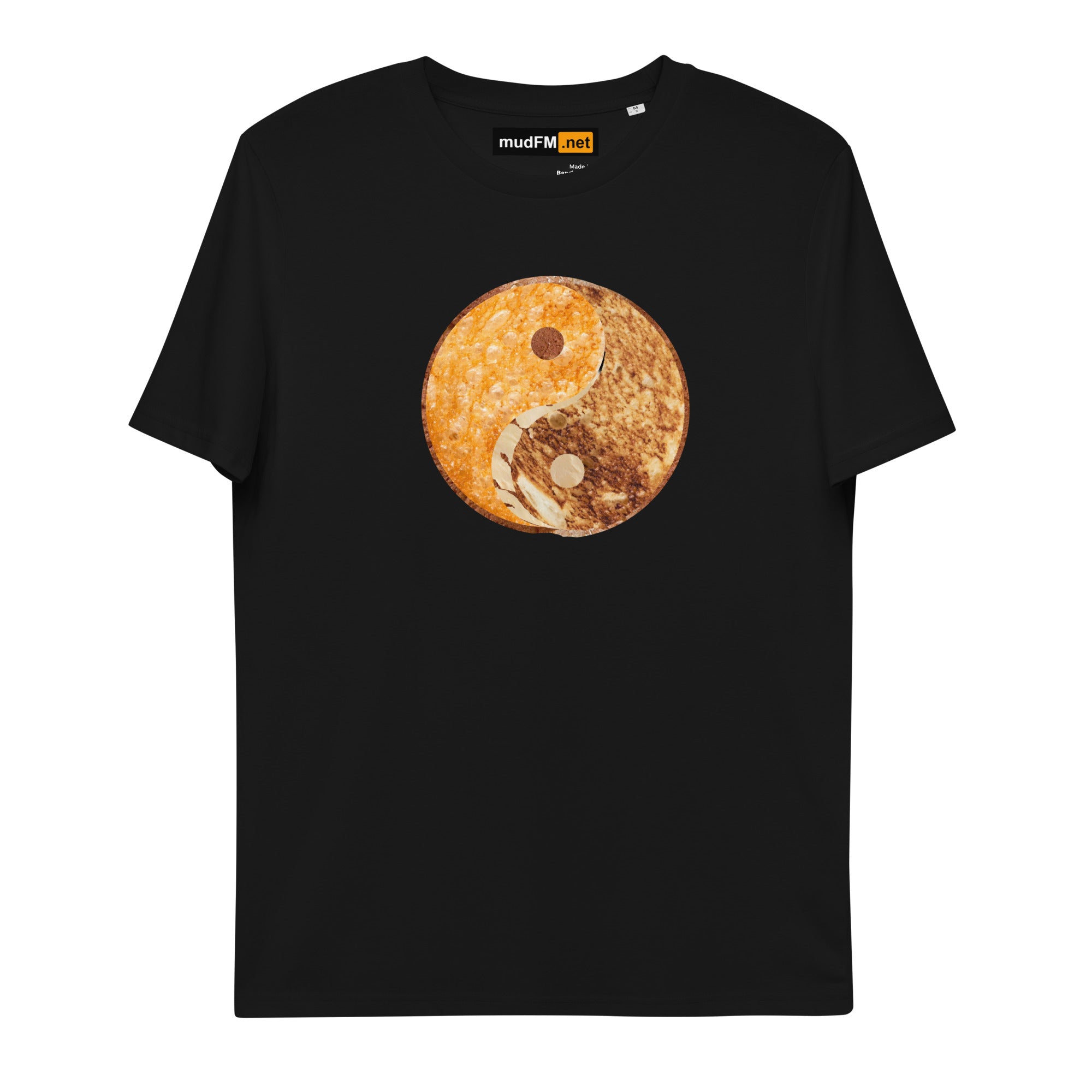 Grilled Cheese Yin Yang - Unisex organic cotton t-shirt - mudfm