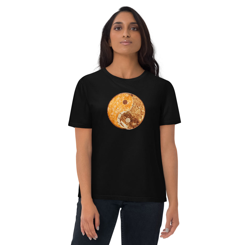 Grilled Cheese Yin Yang - Unisex organic cotton t-shirt - mudfm