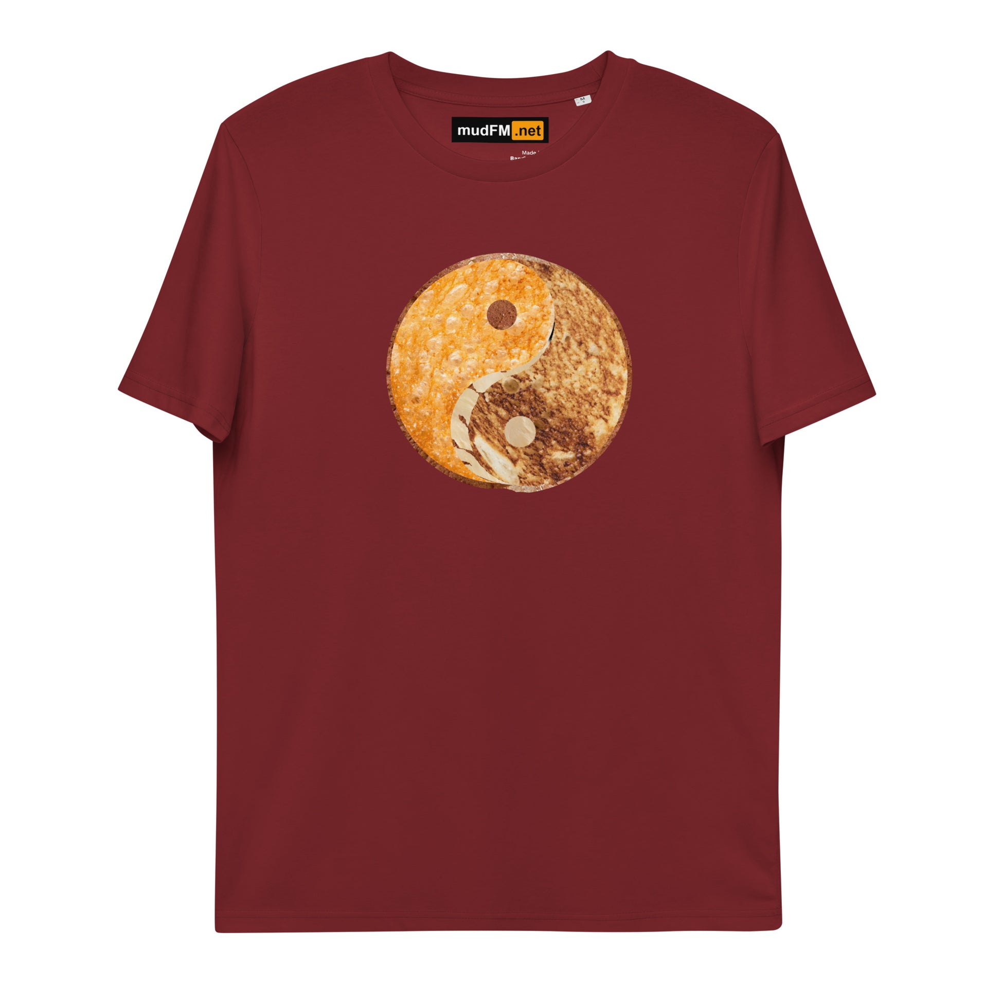 Grilled Cheese Yin Yang - Unisex organic cotton t-shirt - mudfm