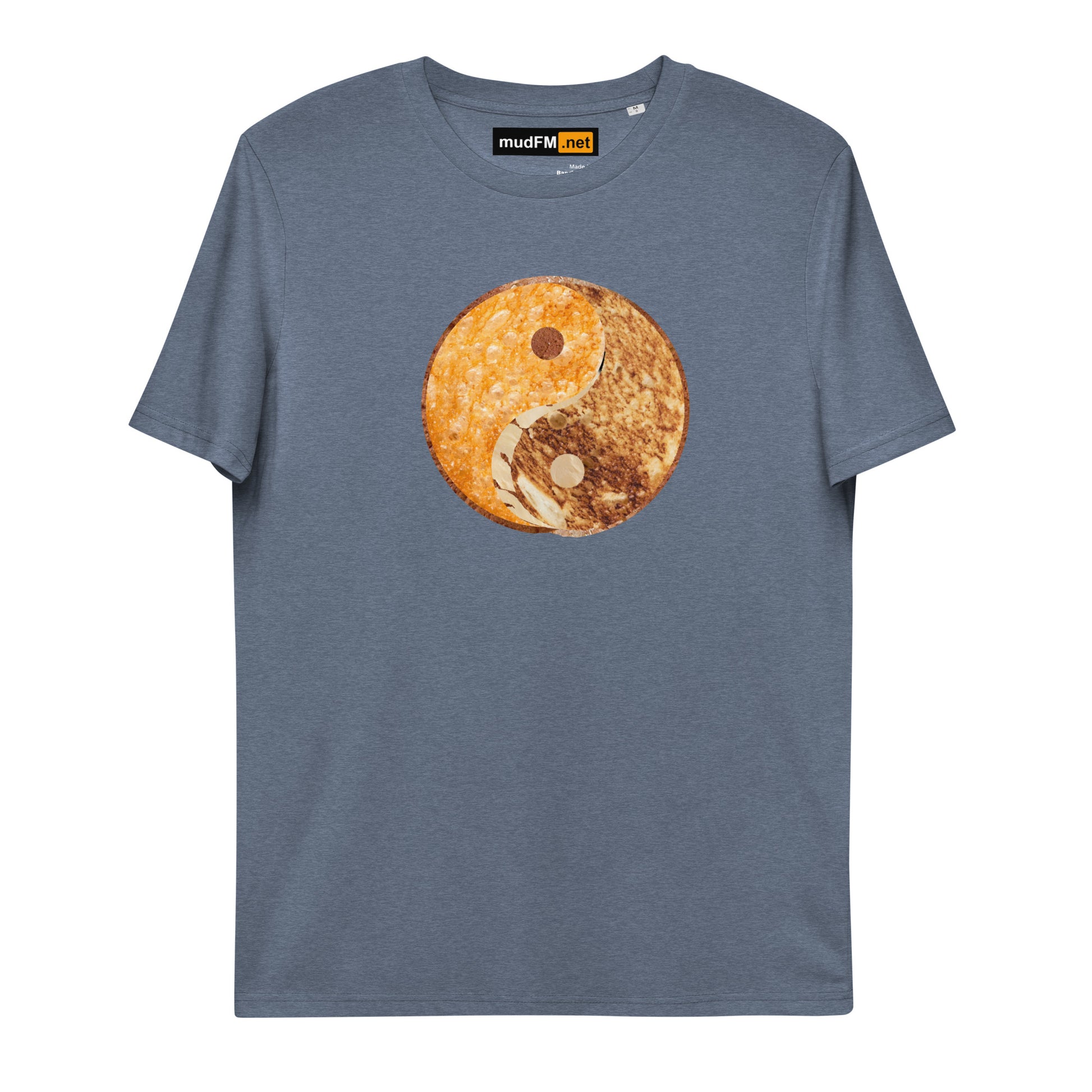 Grilled Cheese Yin Yang - Unisex organic cotton t-shirt - mudfm