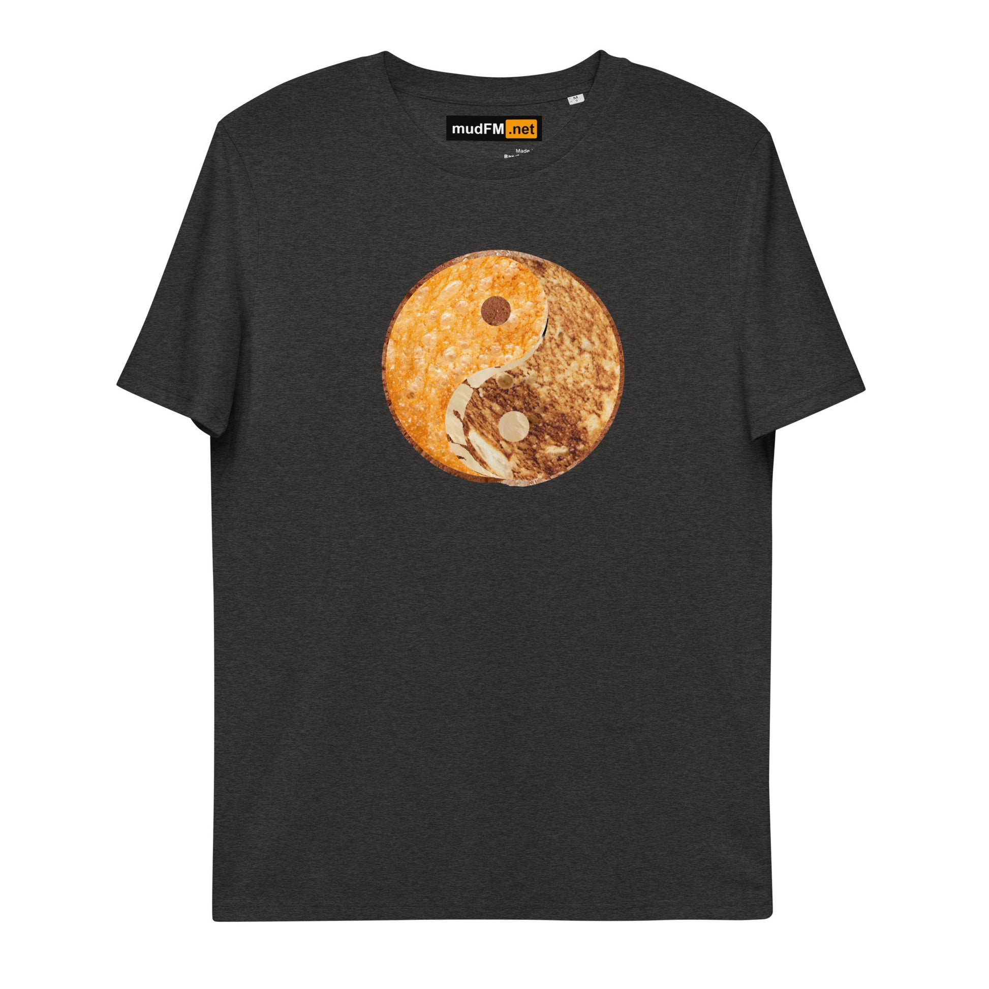 Grilled Cheese Yin Yang - Unisex organic cotton t-shirt - mudfm