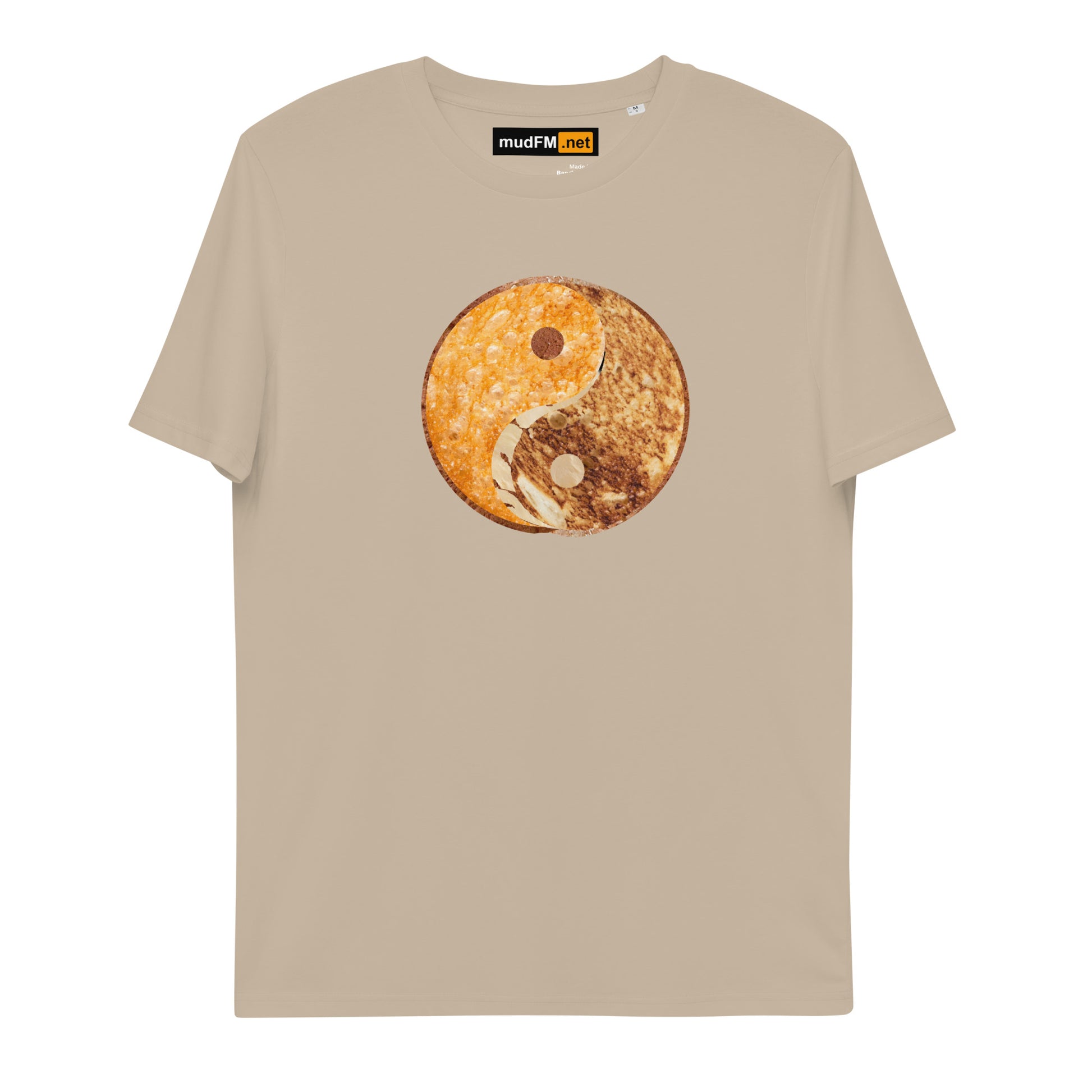 Grilled Cheese Yin Yang - Unisex organic cotton t-shirt - mudfm