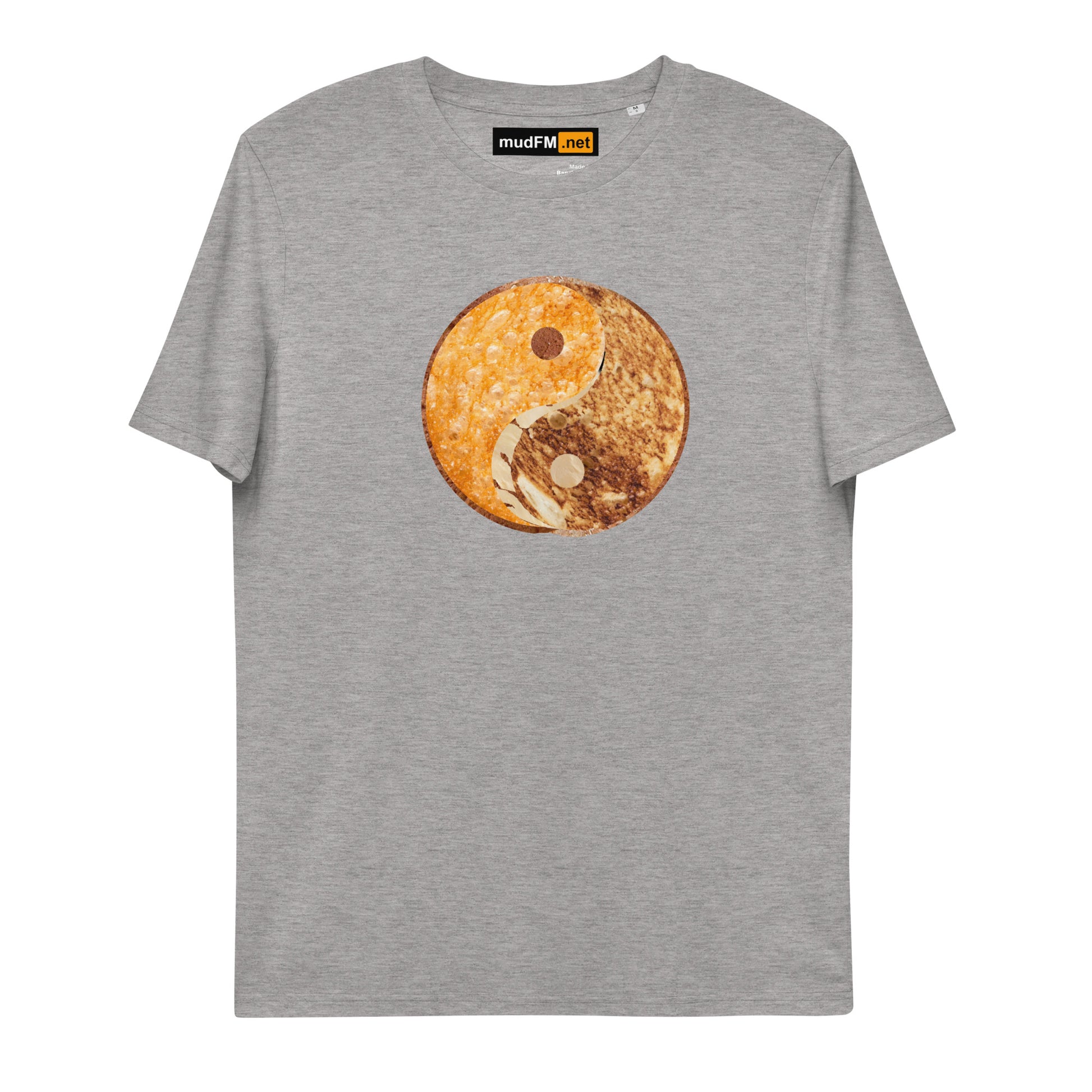 Grilled Cheese Yin Yang - Unisex organic cotton t-shirt - mudfm