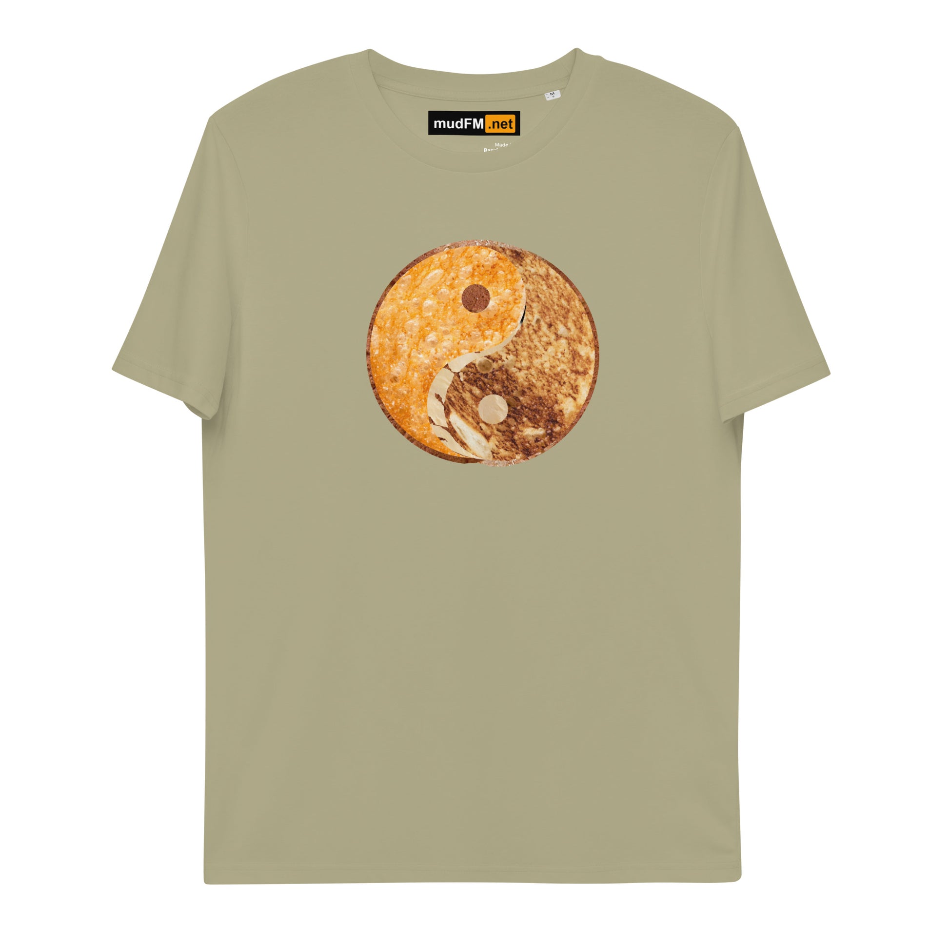 Grilled Cheese Yin Yang - Unisex organic cotton t-shirt - mudfm